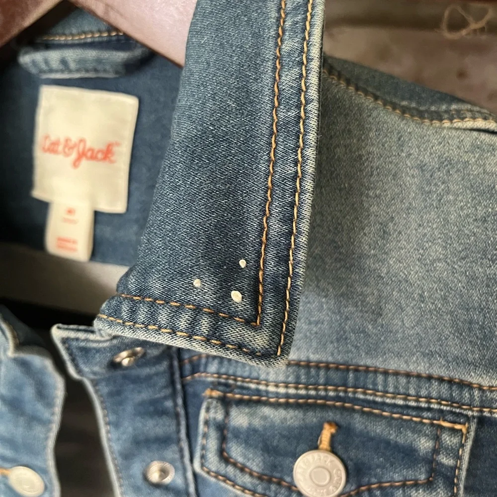 Custom Made Cat &‎ Jack Denim Jean Jacket Toddler